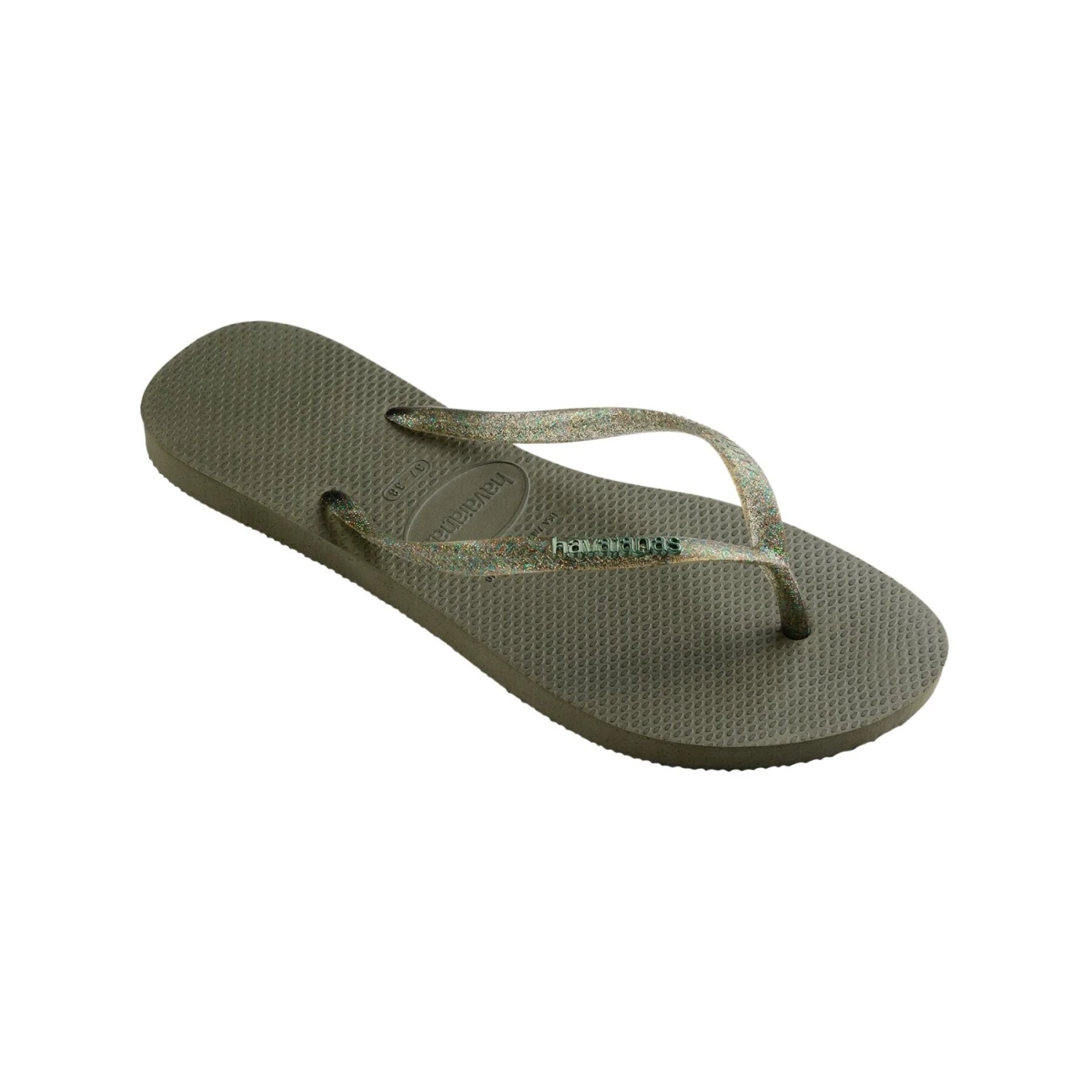 Flip-Flops Für Frauen Havaianas Slim Logo Metallic – Bild 3