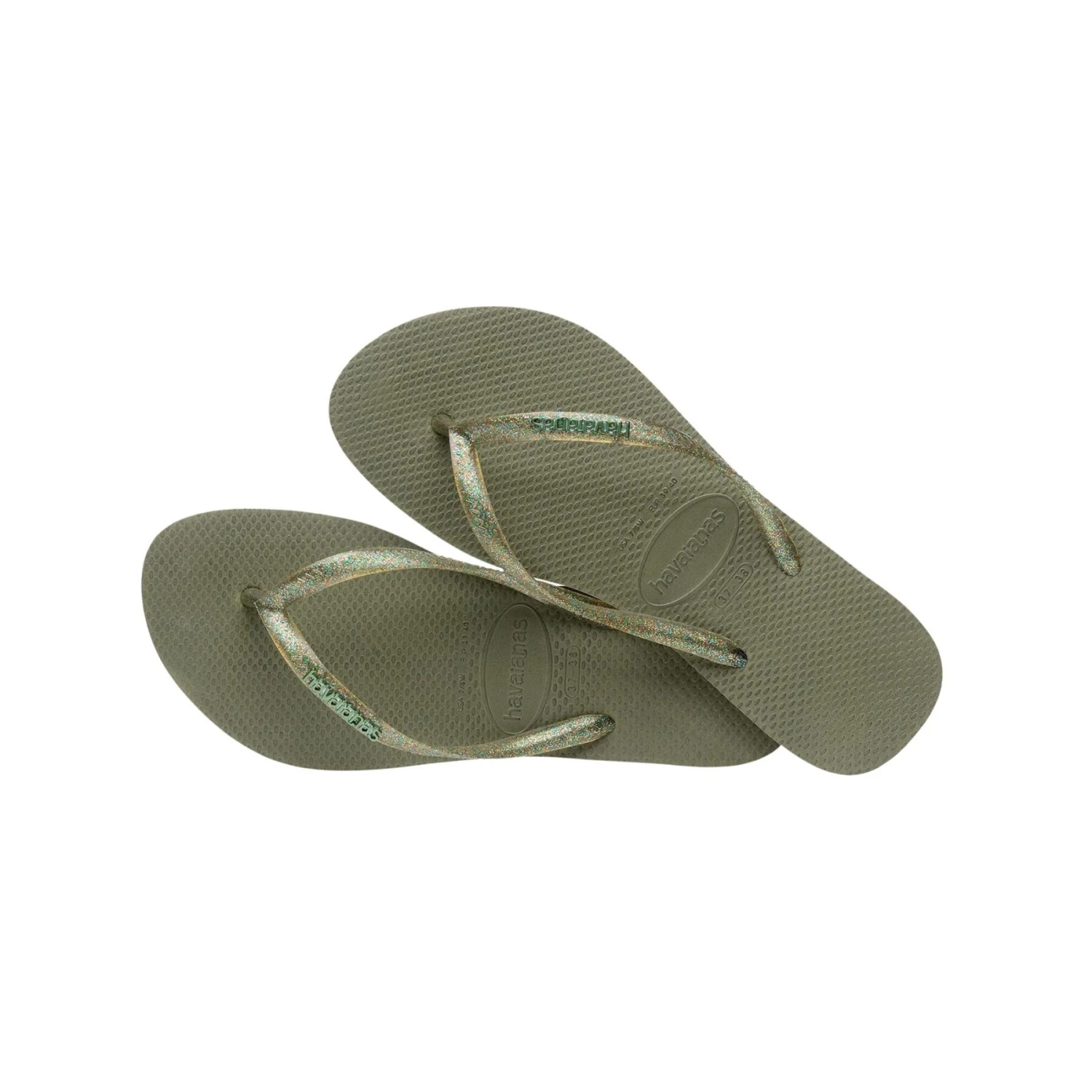 Flip-Flops Für Frauen Havaianas Slim Logo Metallic – Bild 4