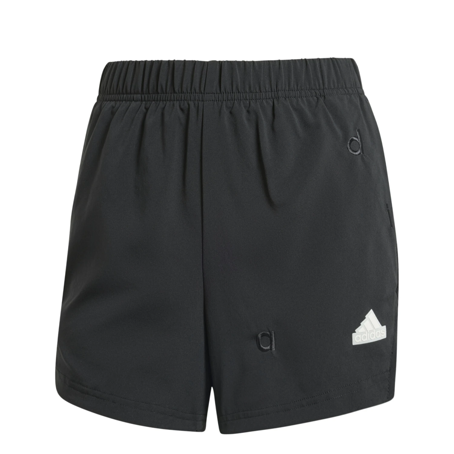 Weite Shorts Aus Leinen Mit Stickerei, Damen Adidas