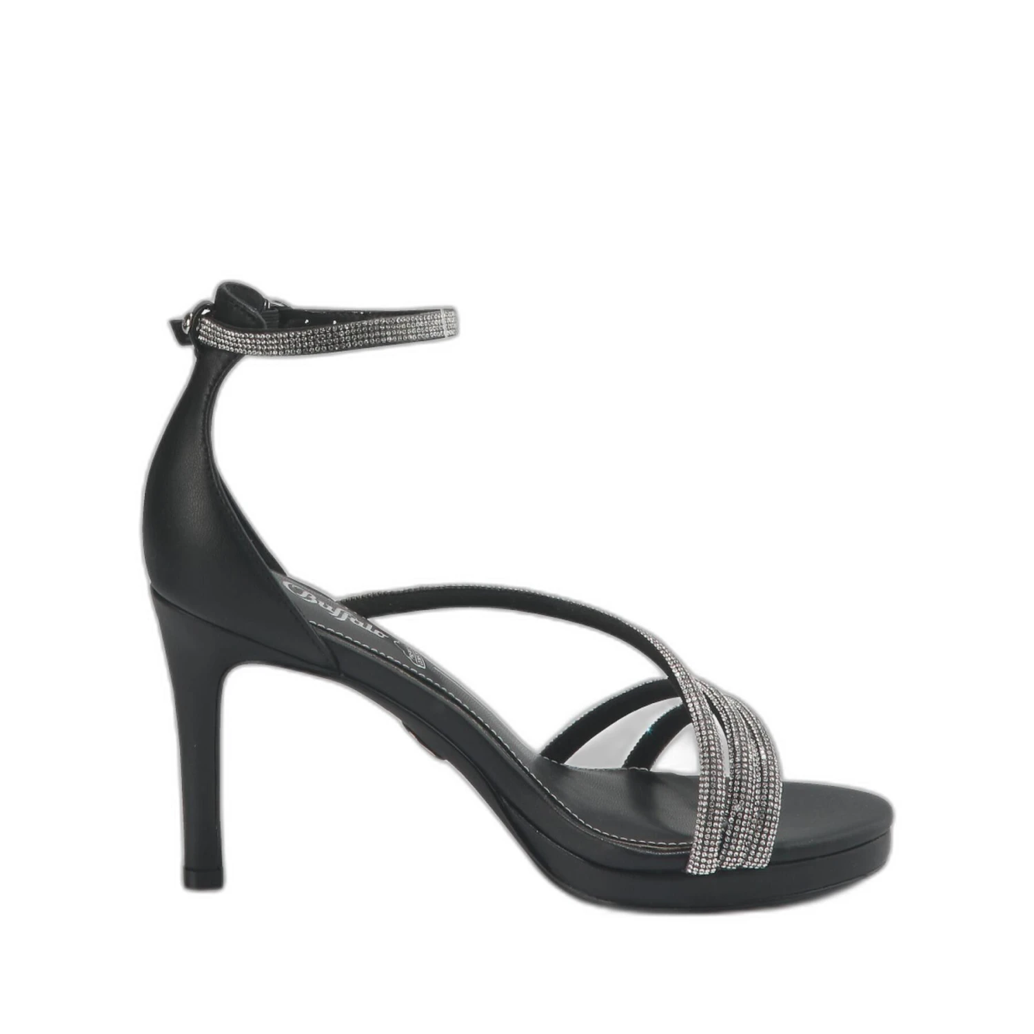 Sandalen Mit Absatz Aus Wildleder Für Damen Buffalo Serena Shine – Bild 5