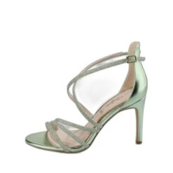 Sandalen Mit Glitzerabsatz Aus Veganem Nappa Damen Buffalo Makai 2