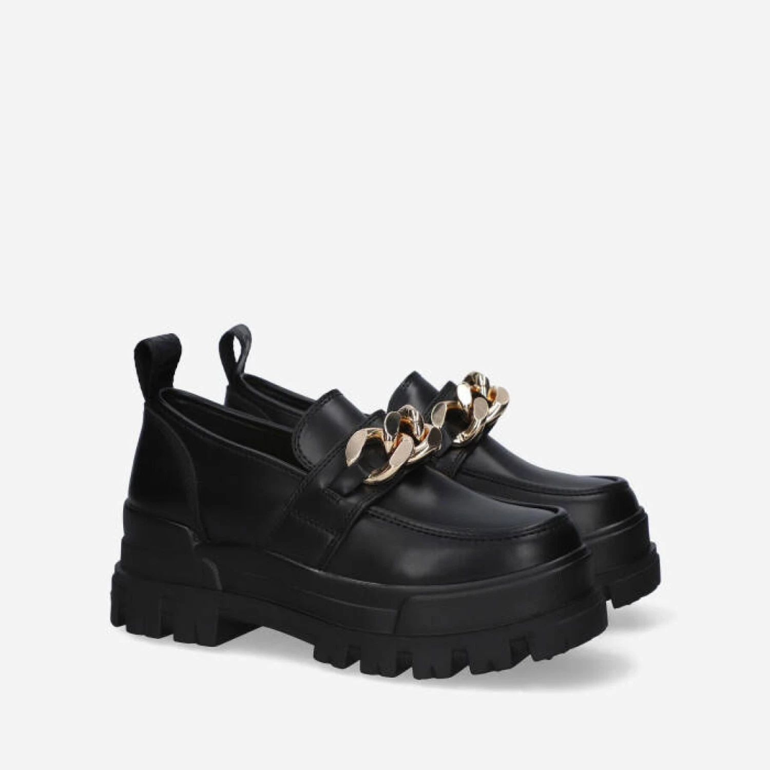 Mokassins Für Frauen Buffalo Aspha Loafer Chain – Bild 4