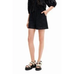 Shorts Für Frauen Desigual Lace
