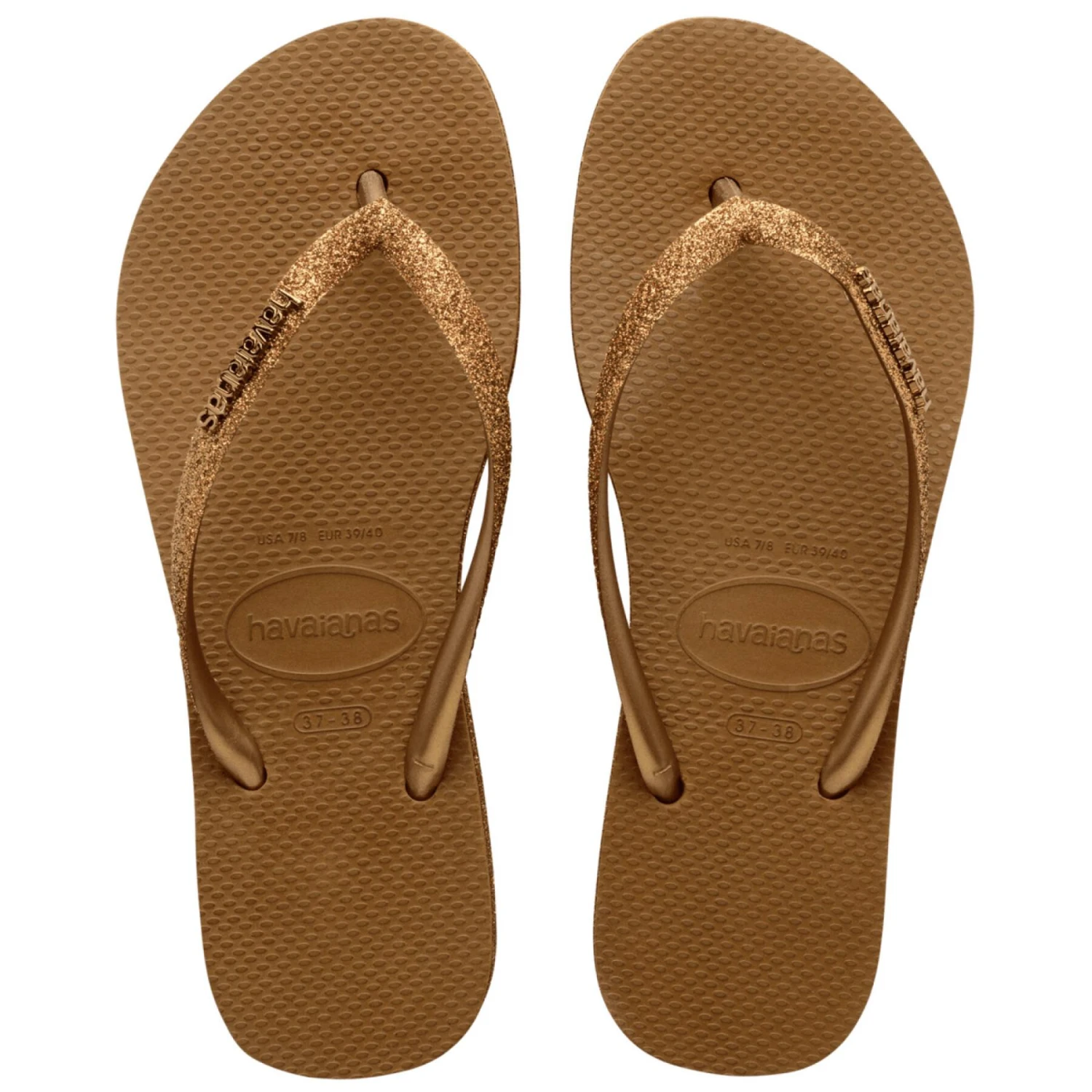 Flip-Flops Für Frauen Havaianas Slim Flatform Sparkle