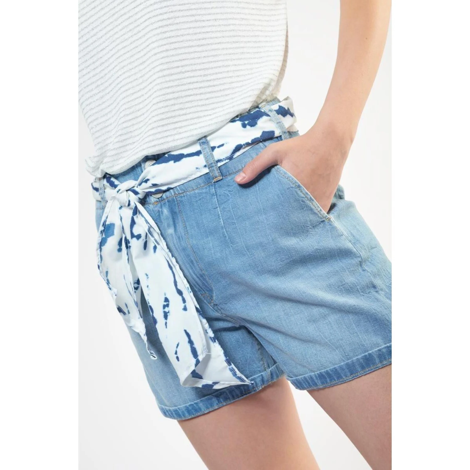 Shorts Jeans Frau Le Temps Des Cerises Sydney 2