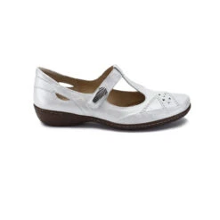 Pumps Mit Lochmuster Im Freizeitstil Aus Leder Für Frauen Pédiconfort