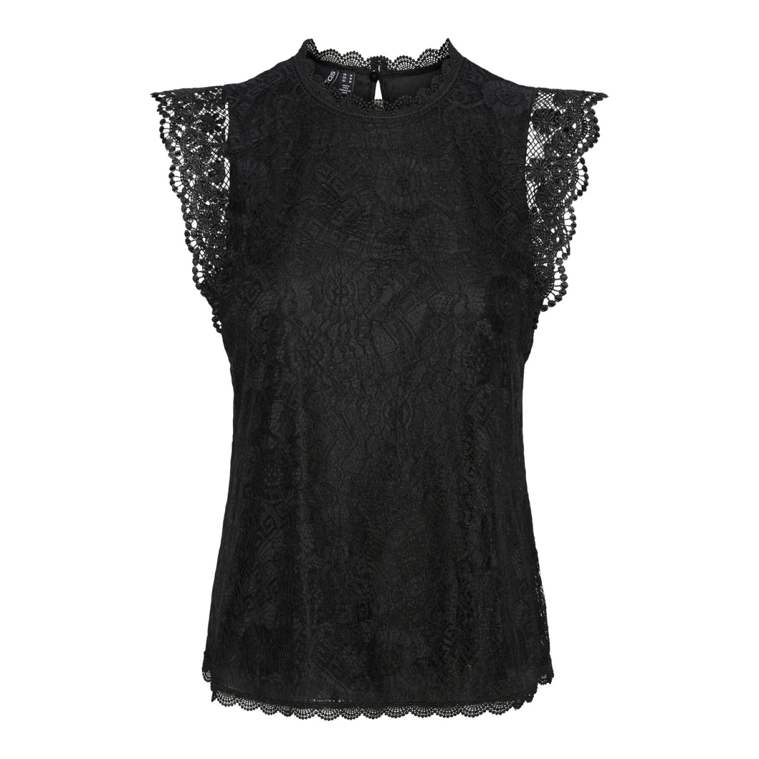 Tanktop Aus Spitze, Langarm, Damen Pieces Olline